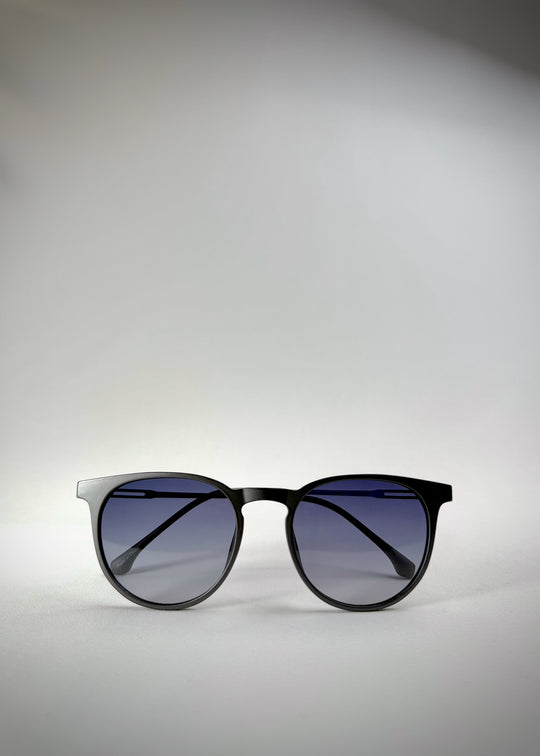 Folded Altair Matte Gray Titanium frame - Premium prescription sunglasses for everyday wear.