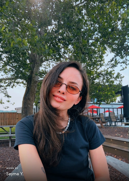 Customer photo: Seyma Y. wearing Solstice – Mahogany Black