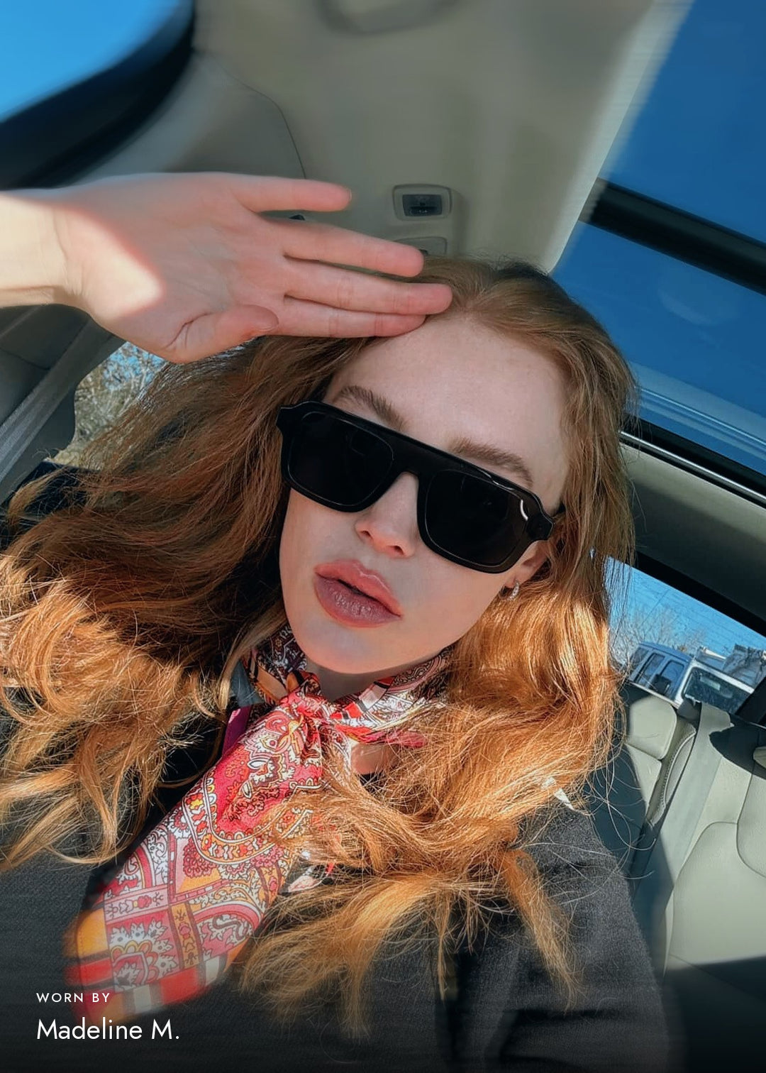 Customer photo: Madeline M. wearing Vortex Edge – Ash Tortoise