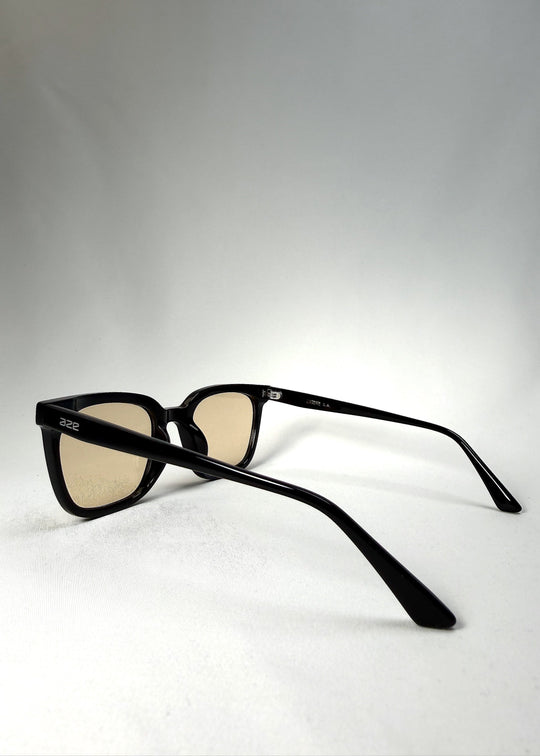 Side view of Cavalin Pitchline sunglasses highlighting matte black temples and lightweight construction. 