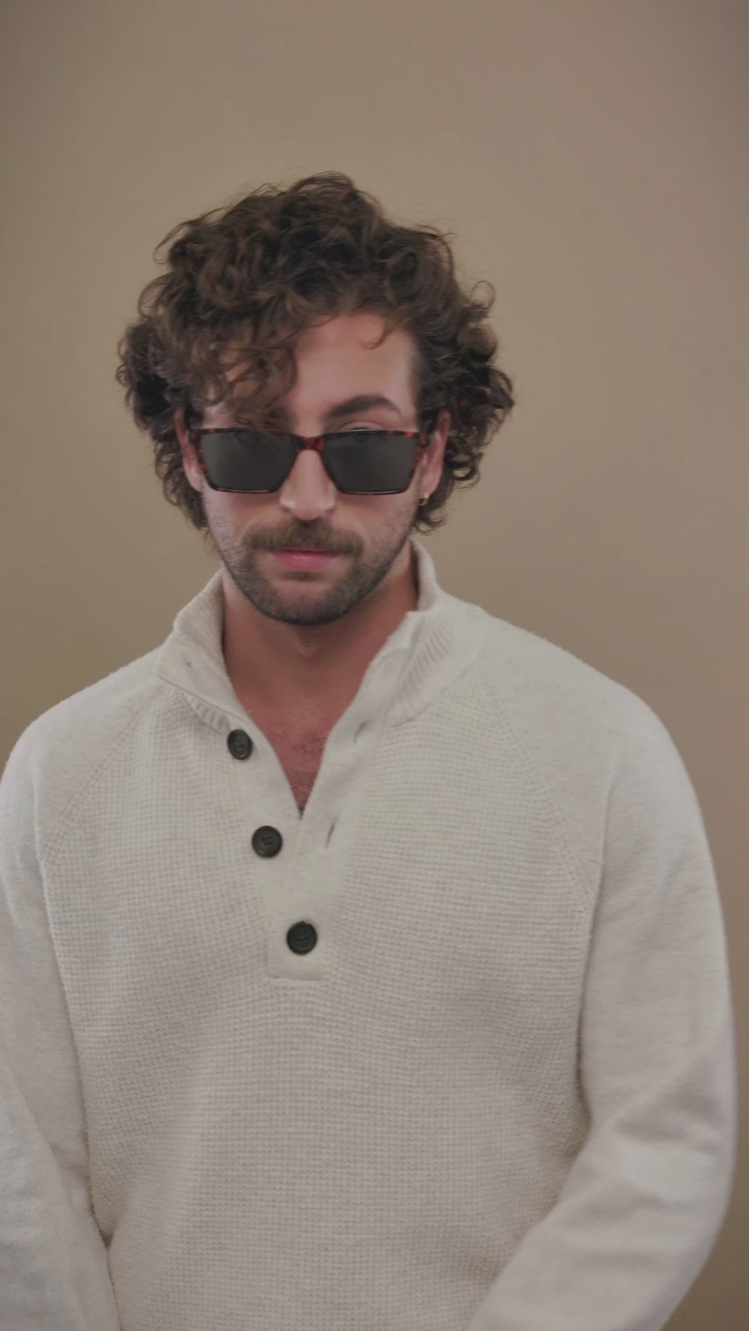 Lifestyle video showcasing Rho Tortoiseshell sunglasses in motion. 
