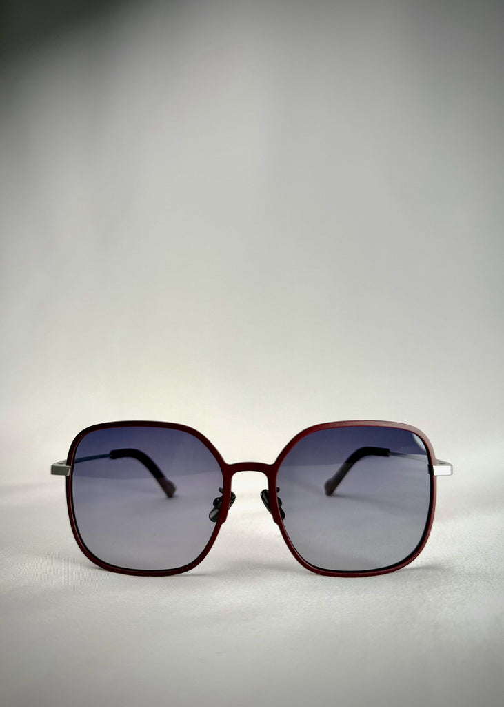 Spica - Cherry Red | Titanium Prescription Sunglasses | UV400